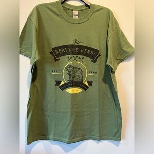 Gildan Olive Beaver's Bend Graphic Tee